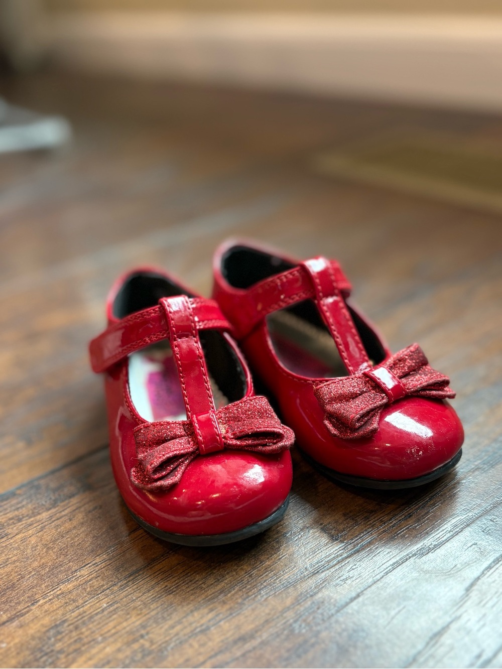 Toddler Girls' Red Patent Mary Jane Shoes